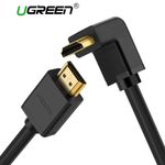 Cable Hdmi 1.4 M/M Curvo 90 Grados 4K/30Hz 2MUGREEN Hd103 Hdmi