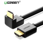 Cable Hdmi 1.4 M/M Curvo 90 Grados 4K/30Hz 2MUGREEN Hd103 Hdmi