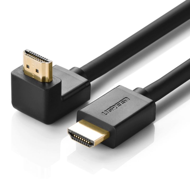 Cable Hdmi 1.4 M/M Curvo 90 Grados 4K/30Hz 2MUGREEN Hd103 Hdmi