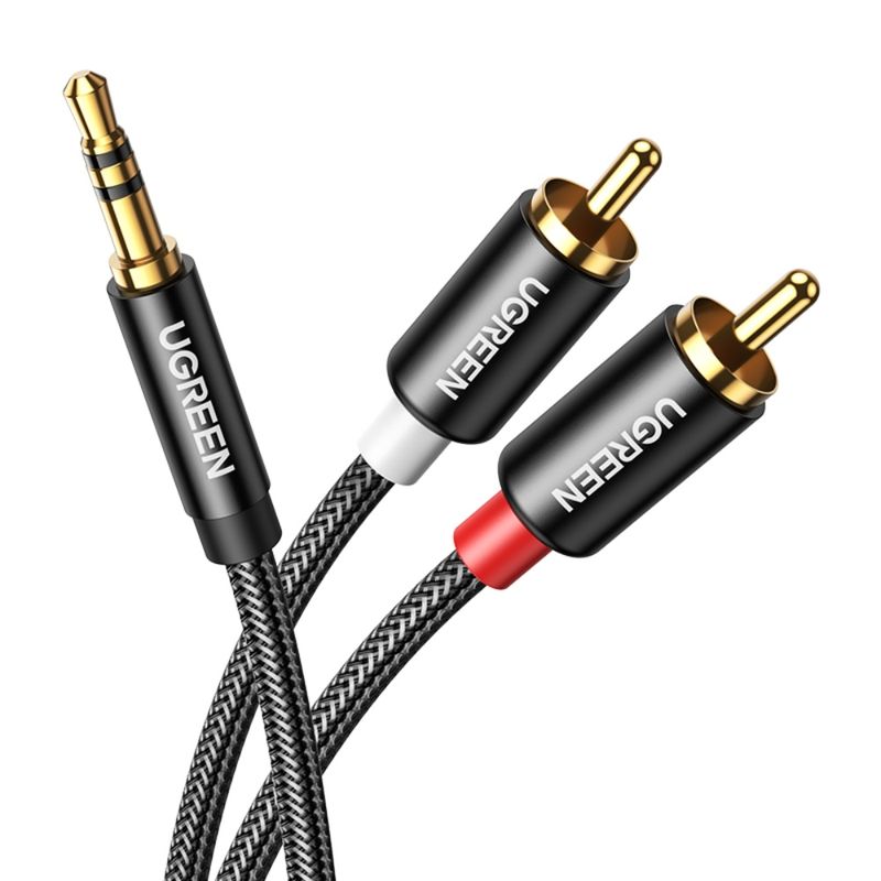 Cable-De-Audio-Jack-3.5Mm-2Rca-M-M-1.5M-NegroUGREEN-Av116-Cables-Adaptadores-y-Conectores