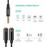 Cable-De-Audio-Splitter-M-2H-Estereo-Jack-4-Polos-3.5Mm-2Jack-3.5Mm--Soporta-Microfono--20Cm-Negro-Cables-Adaptadores-y-Hub