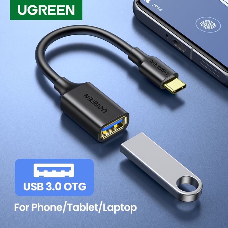 Adaptador-Otg-3.1-Usb-C-Usb-A-M-H-15Cm-NegroUGREEN-Us154-Cables-y-Adaptadores