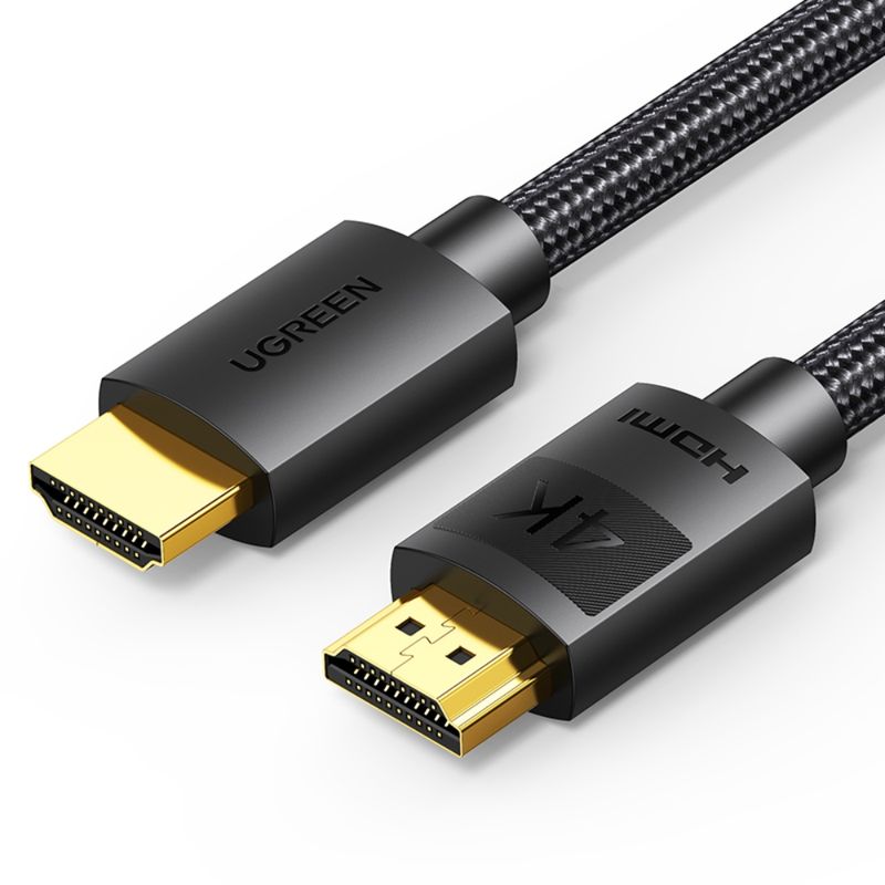 Cable Hdmi 2.0 4K/60Hz M/M 3M Blindado NegroUGREEN Hd119 Hdmi