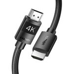 Cable Hdmi 2.0 4K/60Hz M/M 3M Blindado NegroUGREEN Hd119 Hdmi