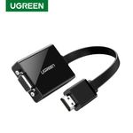 Convertidor Hdmi/Vga 1080P/60Hz M/H + Puerto Jack 3.5Mm NegroUGREEN Mm103 Hdmi