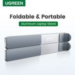 Alzador-Plegable-Portatil-Para-Notebook-17.3-Max-Aluminio-SilverUGREEN-Lp451-Alzadores-y-Camaras-Web