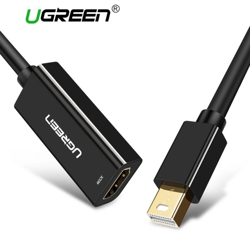 Cable Adaptador Mini-Displayport / Hdmi 4K/30Hz 25Cm NegroUGREEN Md112 Displayport y Thunderbolt