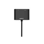 Convertidor Hdmi/Vga 1080P/60Hz M/H + Puerto Jack 3.5Mm NegroUGREEN Cm101 Hdmi