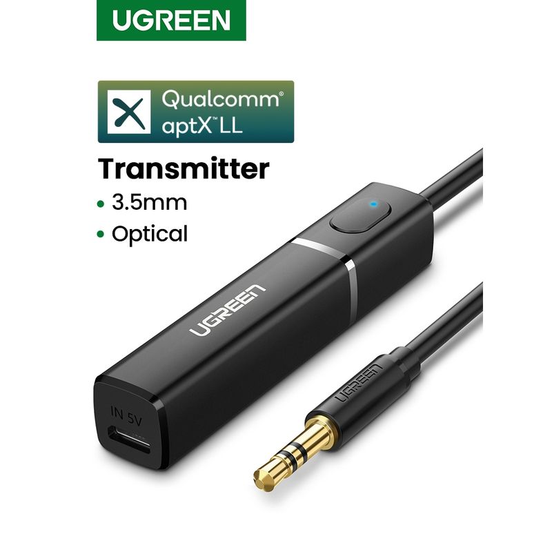 Adaptador-Jack-3.5Mm-Transmisor-Bluetooth-A2Dp-5.0UGREEN-Cm150-Cables-Adaptadores-y-Conectores