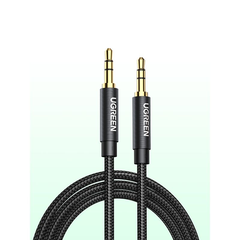 Cable-Audio-Auxiliar-Jack-3.5Mm-M-M-Trenzado-1M-NegroUGREEN-Av112-Cables-Adaptadores-y-Conectores