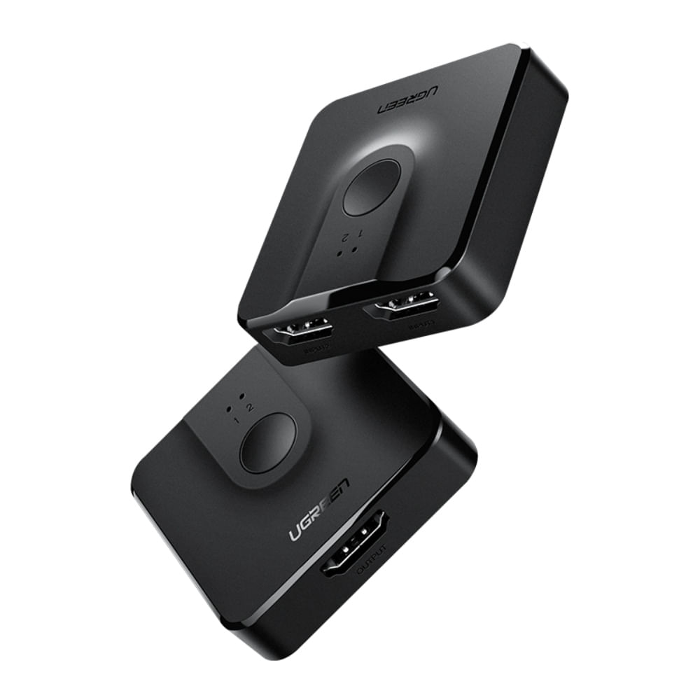 UGREEN SWITCHER HDMI 2.0 2X1 4K/60HZ BI-DIRECCIONAL NEGRO CM217