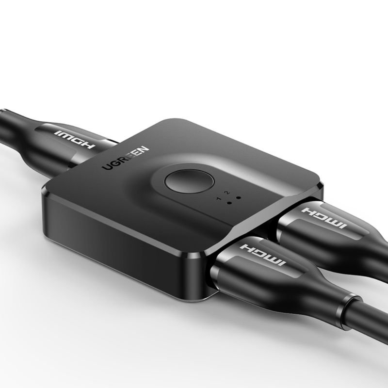 Switcher Hdmi 2.0 2X1 4K/60Hz Bi-Direccional NegroUGREEN Cm217 Hdmi