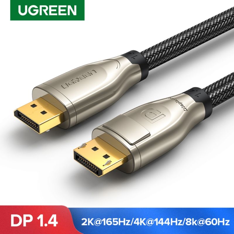 Cable Displayport 1.4 M/M 1M (8K/60Hz) BlindadoUGREEN Dp112 Displayport y Thunderbolt
