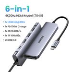 Multipuerto-Usb-C----1Hdmi-4K-30Hz---2Usb-3.0---Sd-Microsd---Inusb-C-Pd-UGREEN-Cm195-Cables-Adaptadores-y-Hub
