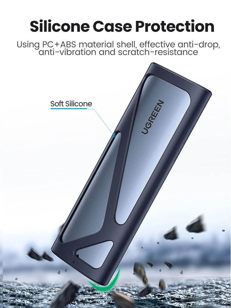 Cofre-3.0-Disco-Duro-M.2-Nvme--10Gps----Cable-Usb-C-Usb-C-AluminioUGREEN-Cm400-Adaptadores-y-Cables