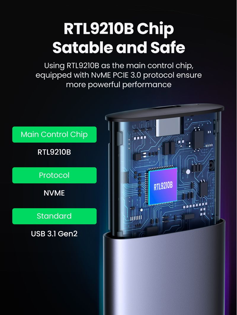 Cofre-3.0-Disco-Duro-M.2-Nvme--10Gps----Cable-Usb-C-Usb-C-AluminioUGREEN-Cm400-Adaptadores-y-Cables