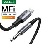 Cable-Adaptador-Jack-3.5Mm-Lightning-Mfi-Certified-M-M-1M-NegroUGREEN-Us315-Cables-y-Adaptadores