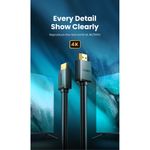 Cable Hdmi+Ic 1.4 4K/30Hz M/M 20M NegroUGREEN Hd104 Hdmi