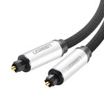Cable De Audio Optico Toslink 3M M/M BlindadoUGREEN Av108 Cables Adaptadores y Conectores