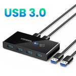 Switch-Usb-3.0-2X4--Selector-Entre-2-Pc--NegroUGREEN-Us216-Cables-Adaptadores-y-Hub