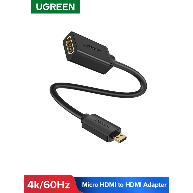 Cable Adaptador Micro-Hdmi / Hdmi H 20Cm NegroUGREEN 20134 Hdmi