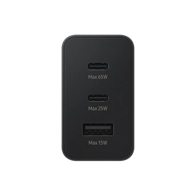 Cargador-Super-Rapido-Trio-65W---2-Usb-C---Usb-A-Sin-Cable---Ep-T6530Nbegch-Negro-Cargadores-Notebooks