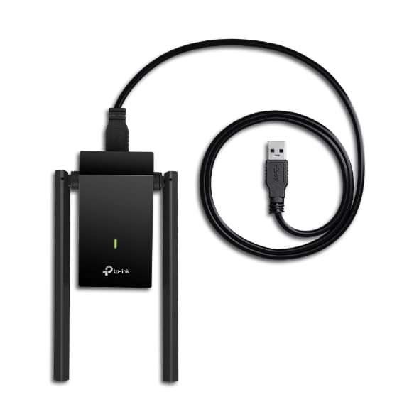 Adaptador Wifi Inalambrico Mu-Mimo Doble Banda 1300Mbps 2 Antenas Tp-Link Archer T4U Plus Adaptadores Ethernet y Wifi