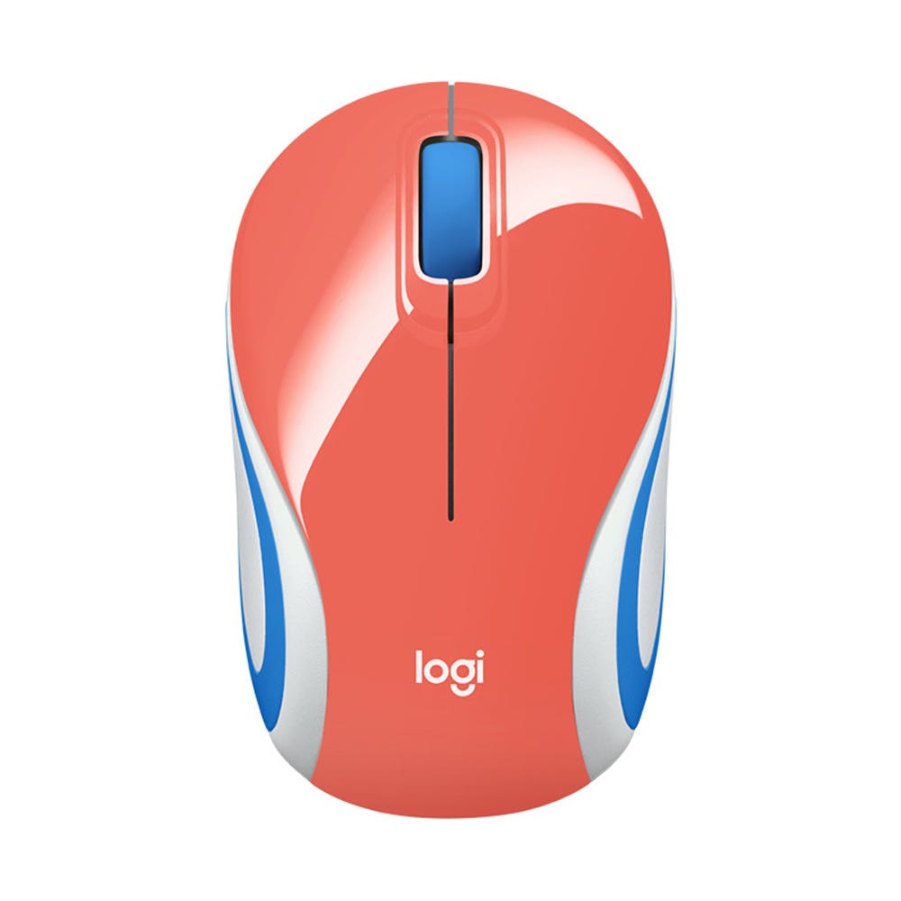 LOGITECH MOUSE ULTRA PORTATIL INALAMBRICO USB M187 CORAL