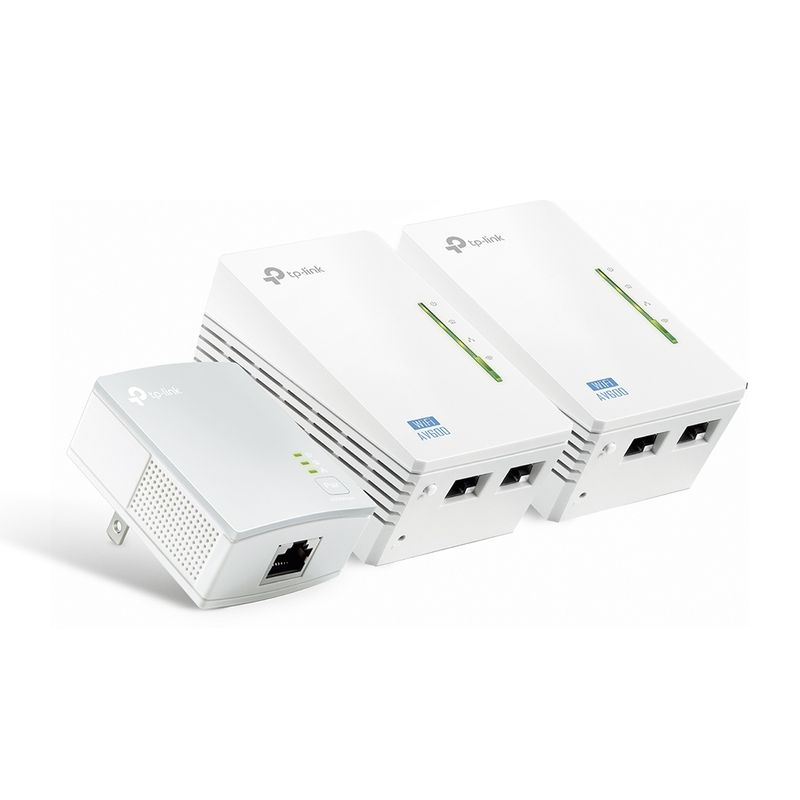 Kit 1X2 Powerline Extensor De Cobertura Wi-Fi Av500 Tp-Link Tl-Wpa4220 Tkit Extensores de Cobertura