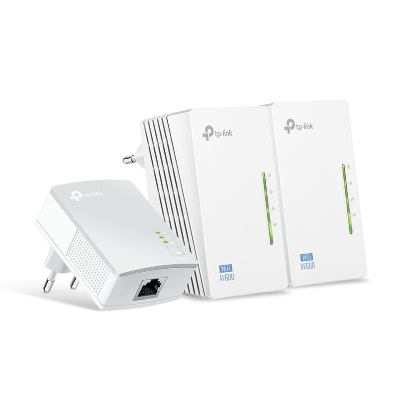 Kit 1X2 Powerline Extensor De Cobertura Wi-Fi Av500 Tp-Link Tl-Wpa4220 Tkit Extensores de Cobertura