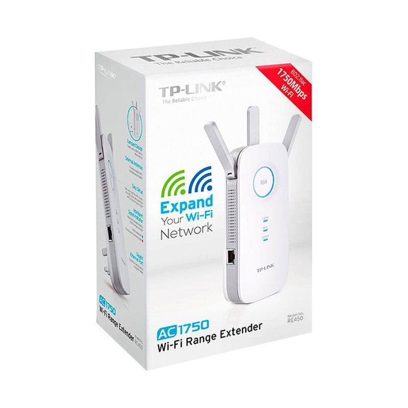 Extensor De Cobretura Wi-Fi Ac1700 Dual Band 1300M Tplink Extensores de Cobertura