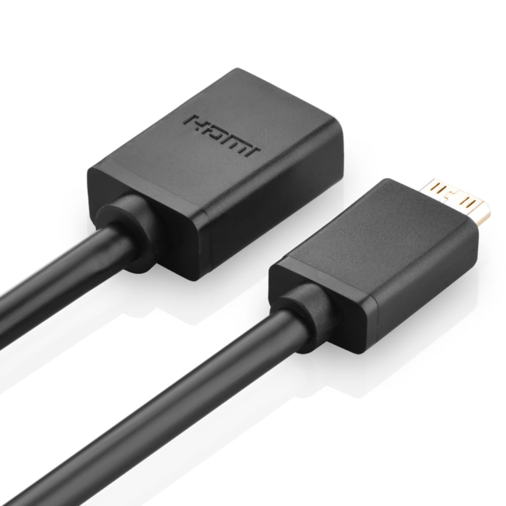 UGREEN CABLE ADAPTADOR MINI-HDMI / HDMI H 20CM NEGRO 20137
