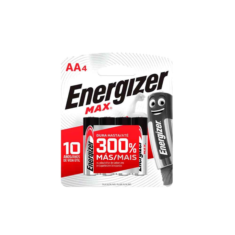 ENERGIZER BLISTER PILAS ALCALINA ENERGEIZER MAX  AA X 4