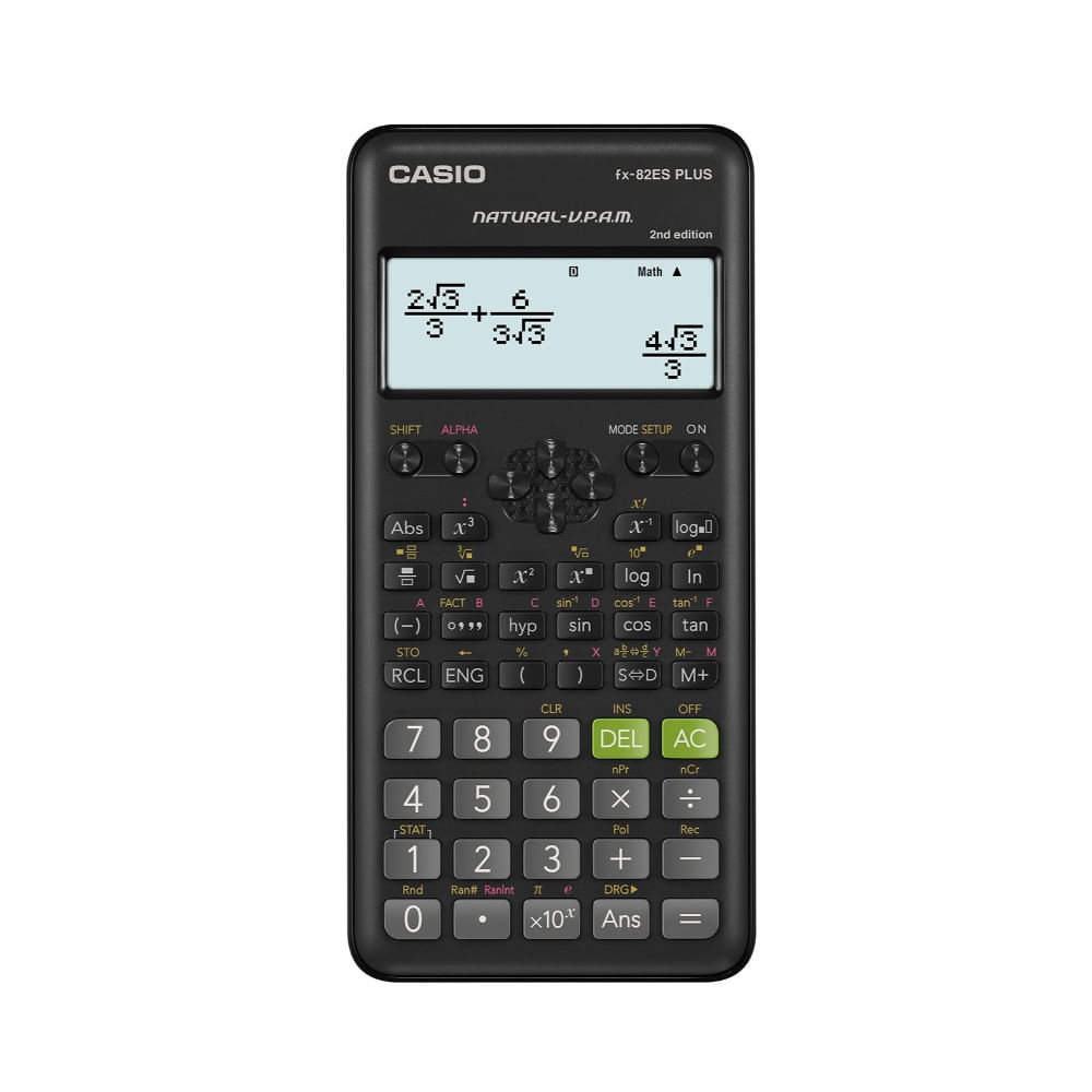 CASIO CALCULADORA CIENTIFICACASIO FX-82ES PLUS BLACK