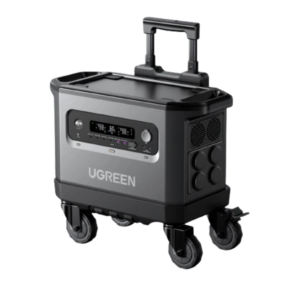 UGREEN ESTACIÓN DE ENERGÍA PORTÁTIL 2048WH 40AH/ CARGA SOLAR 1200W MAX / SALIDA AC 2300WX4 GS1200