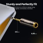 UGREEN-ADAPTADOR-GOLD-ESTEREO-JACK-6.3MM-H-M-PLUG-3.5MM-AV168