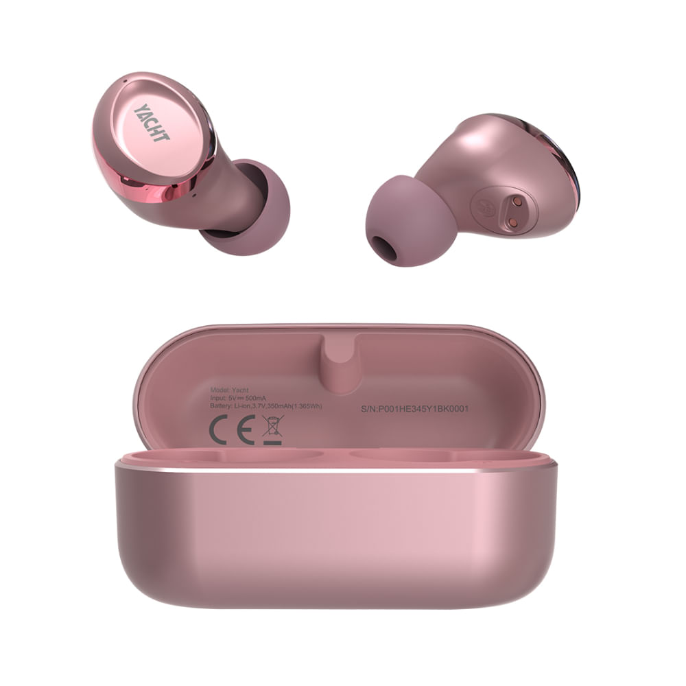 HIFUTURE AUDÍFONOS IN-EAR INALAMBRICOS TWS YACHT ROSA