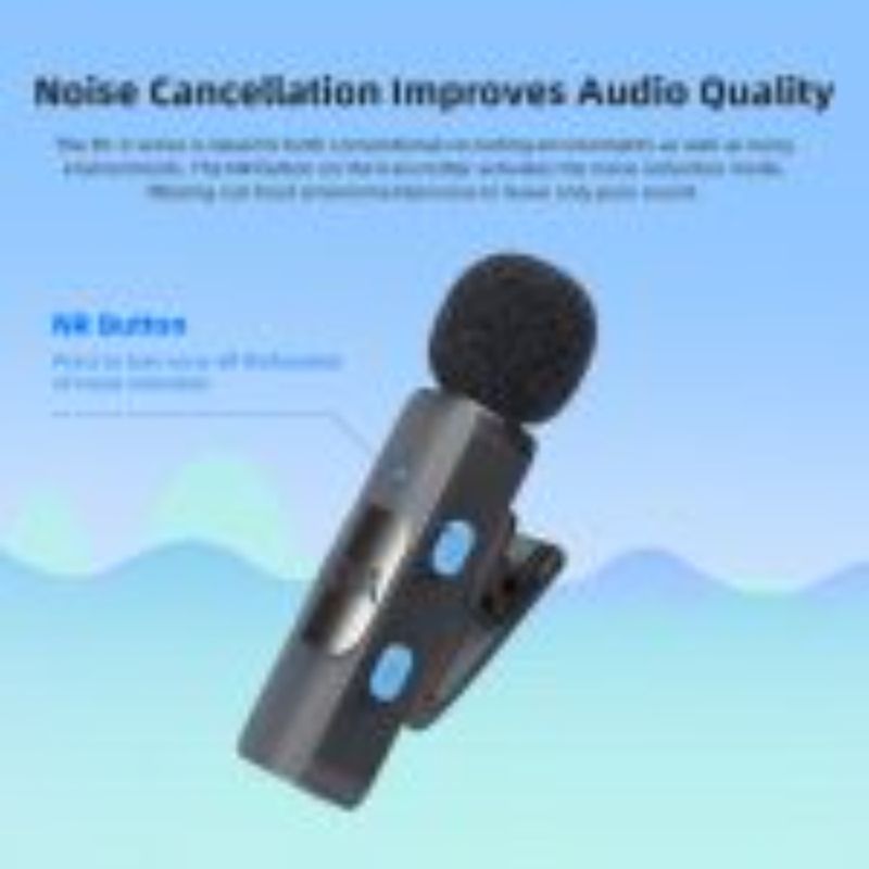 BOYA BY-V2 MICROFONO INALAMBRICO DOBLE ULTRA COMPACTO Y PORTABLE 2.4GHZ CONECTOR LIGHTNING