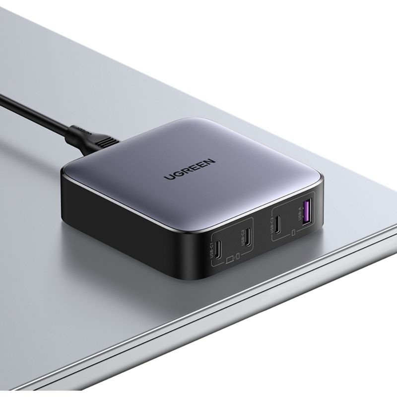 UGREEN-CARGADOR-PARA-ESCRITORIO-100W-1-USB-A---3-USB-C-CD328