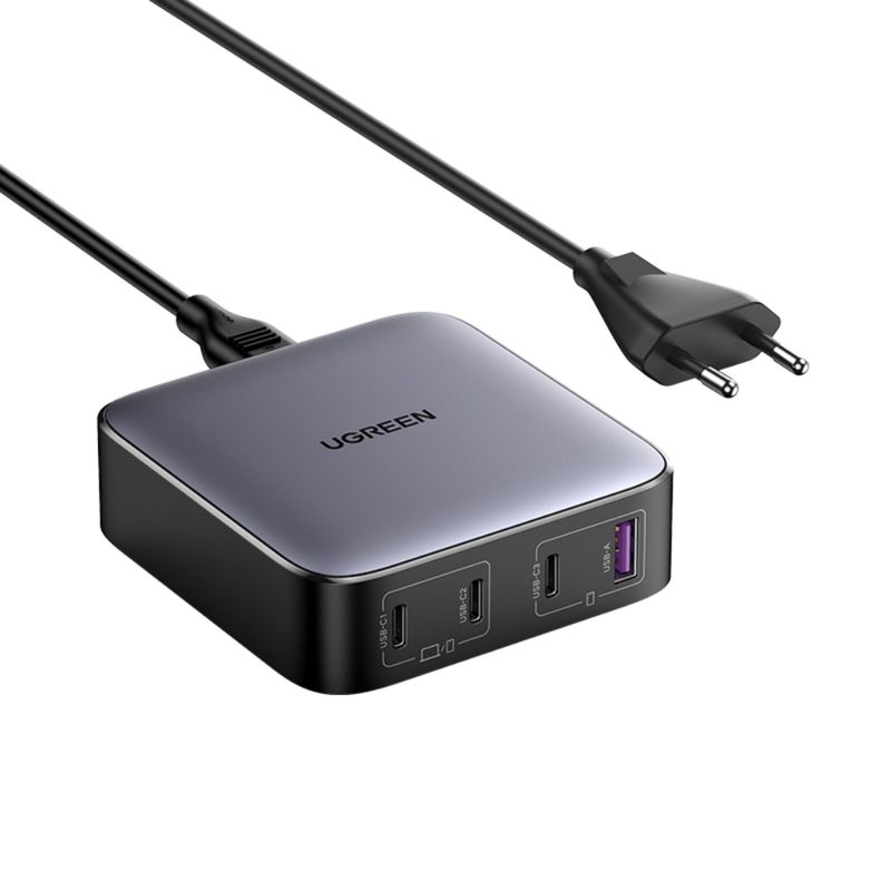 UGREEN-CARGADOR-PARA-ESCRITORIO-100W-1-USB-A---3-USB-C-CD328