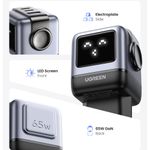 UGREEN-ROBOT-GAN-TECH-CARGADOR-65W-1-USB-A---2-USB-C-GRIS-CD361