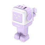 UGREEN-ROBOT-GAN-TECH-CARGADOR-65W-1-USB-A---2-USB-C-PURPURA-CD361
