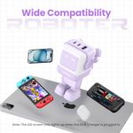 UGREEN-ROBOT-GAN-TECH-CARGADOR-65W-1-USB-A---2-USB-C-PURPURA-CD361