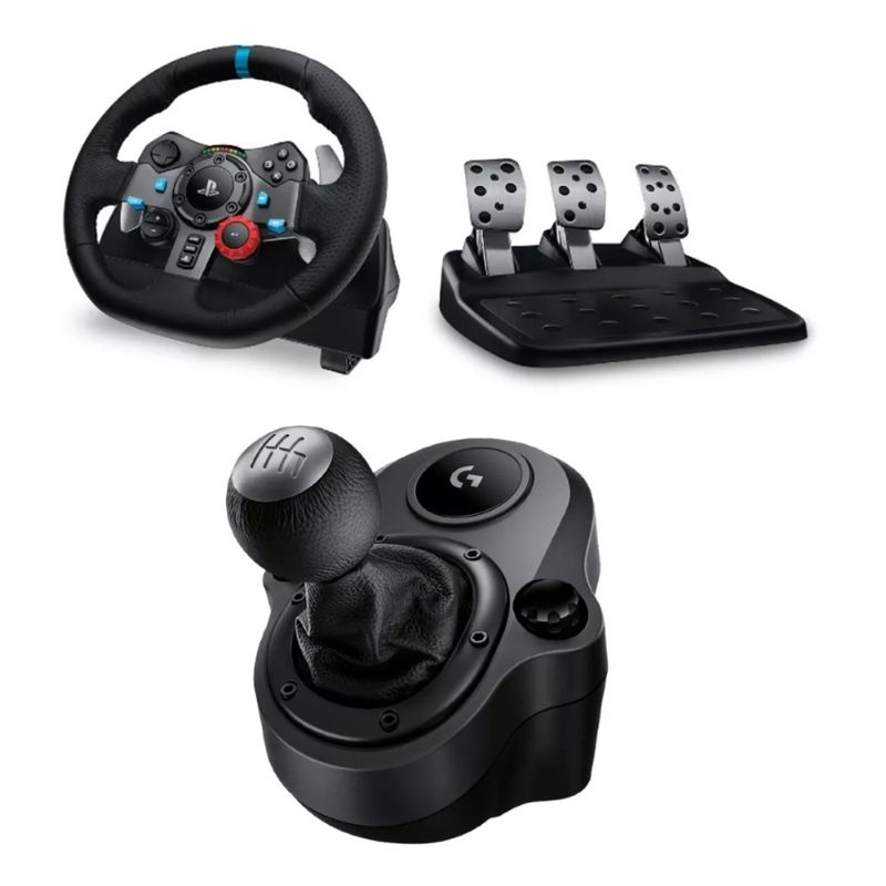 LOGITECH-VOLANTE-PEDALES-G29---PALANCA-DRIVING-FORCE-SHIFTER