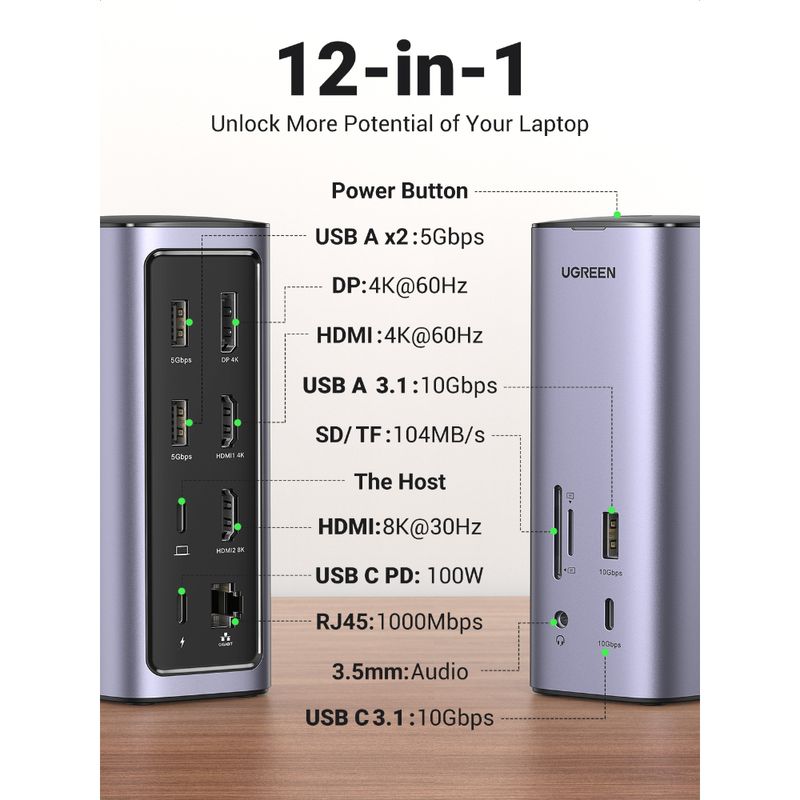 UGREEN-MULTIPUERTO-USB-C-12-EN-1-DOCKING-STATION-CM555