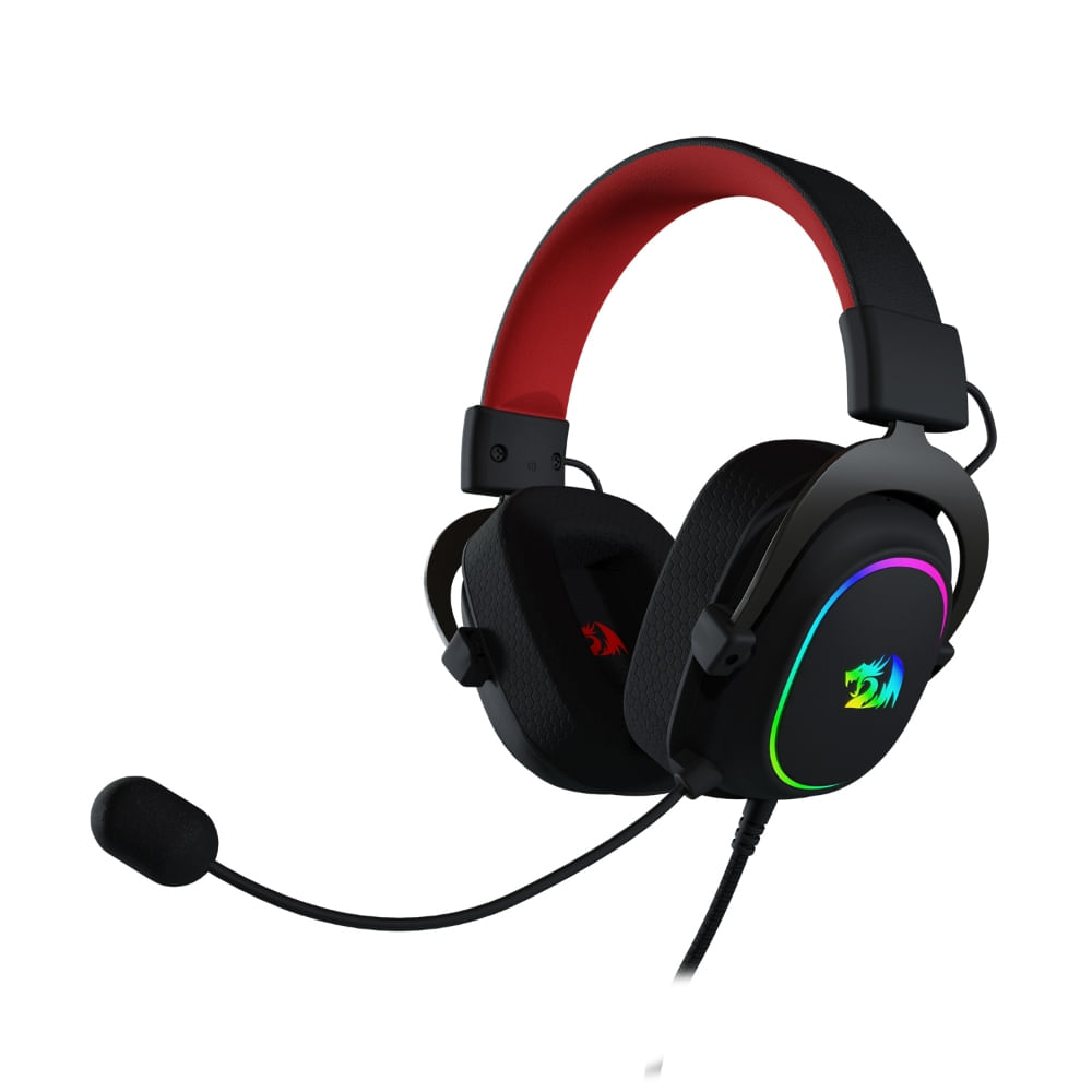 REDRAGON AUDÍFONOS ZEUS-X H510RGB BLACK