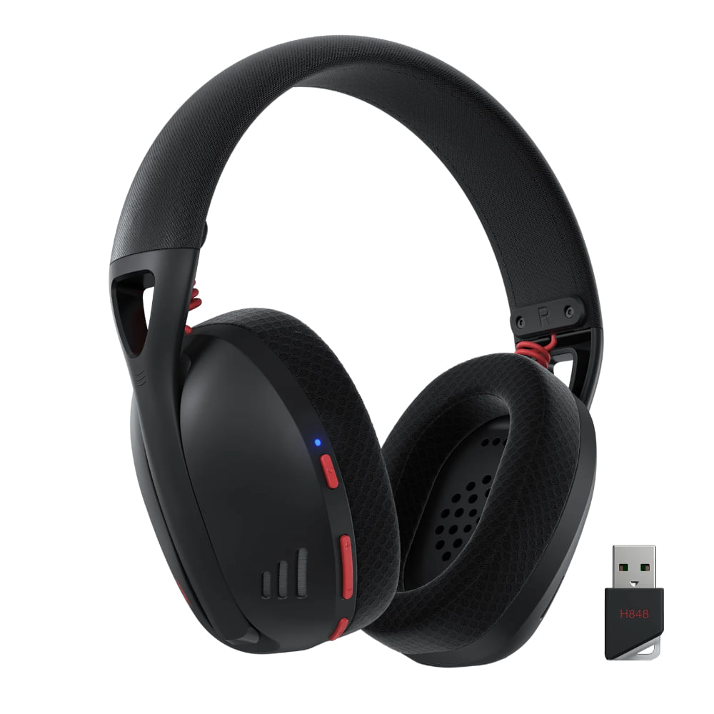 REDRAGON AUDIFONO GAMER IRE INALAMBRICO H848 BLACK