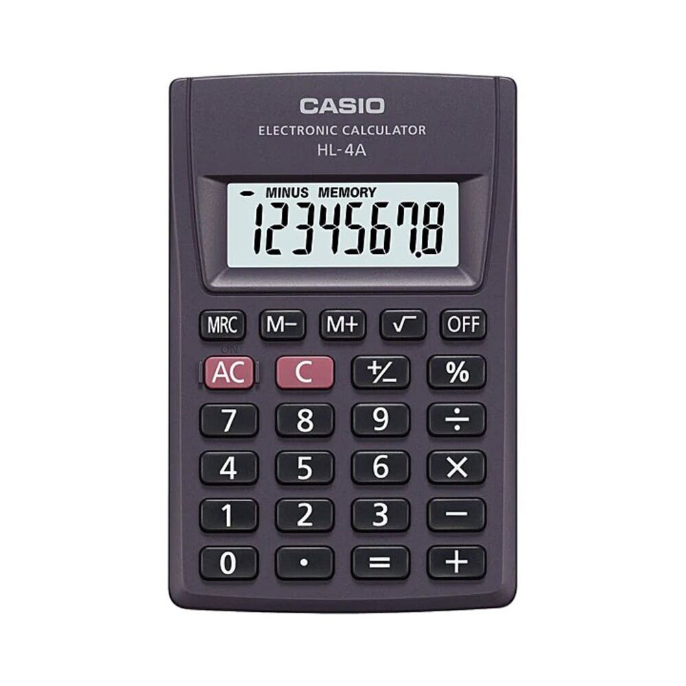 CASIO CALCULADORA BOLSILLO HL4A