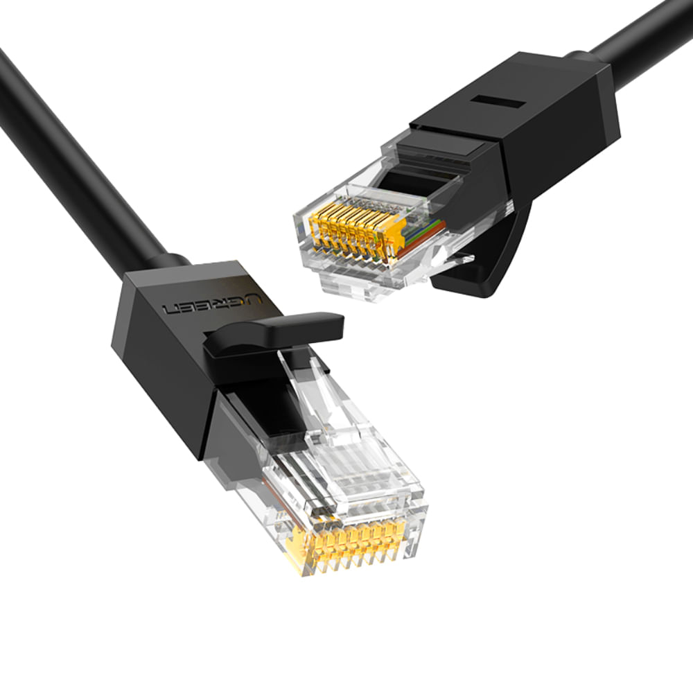 UGREEN CABLE DE RED 2M CAT6 1000MBPS BLACK NW102
