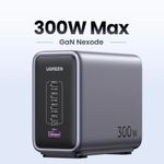 UGREEN-SUPER-CARGADOR-PARA-ESCRITORIO-300W-1-USB-A---4-USB-C-CD333